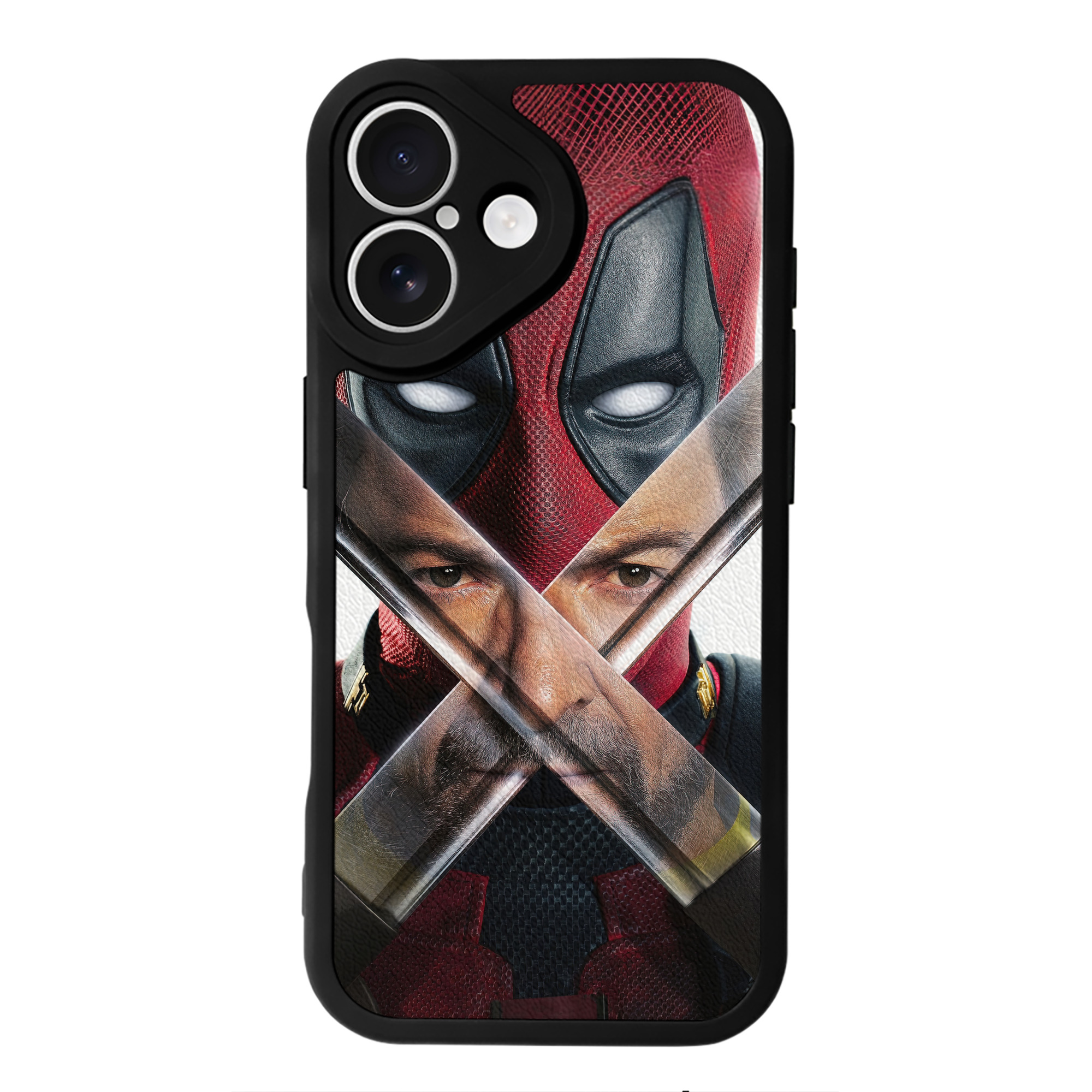 （画像用） Deadpool デッドプール 【iPhone 16シリーズ対応】シリコンスマホケース（レザー調） 材質：シリコン
